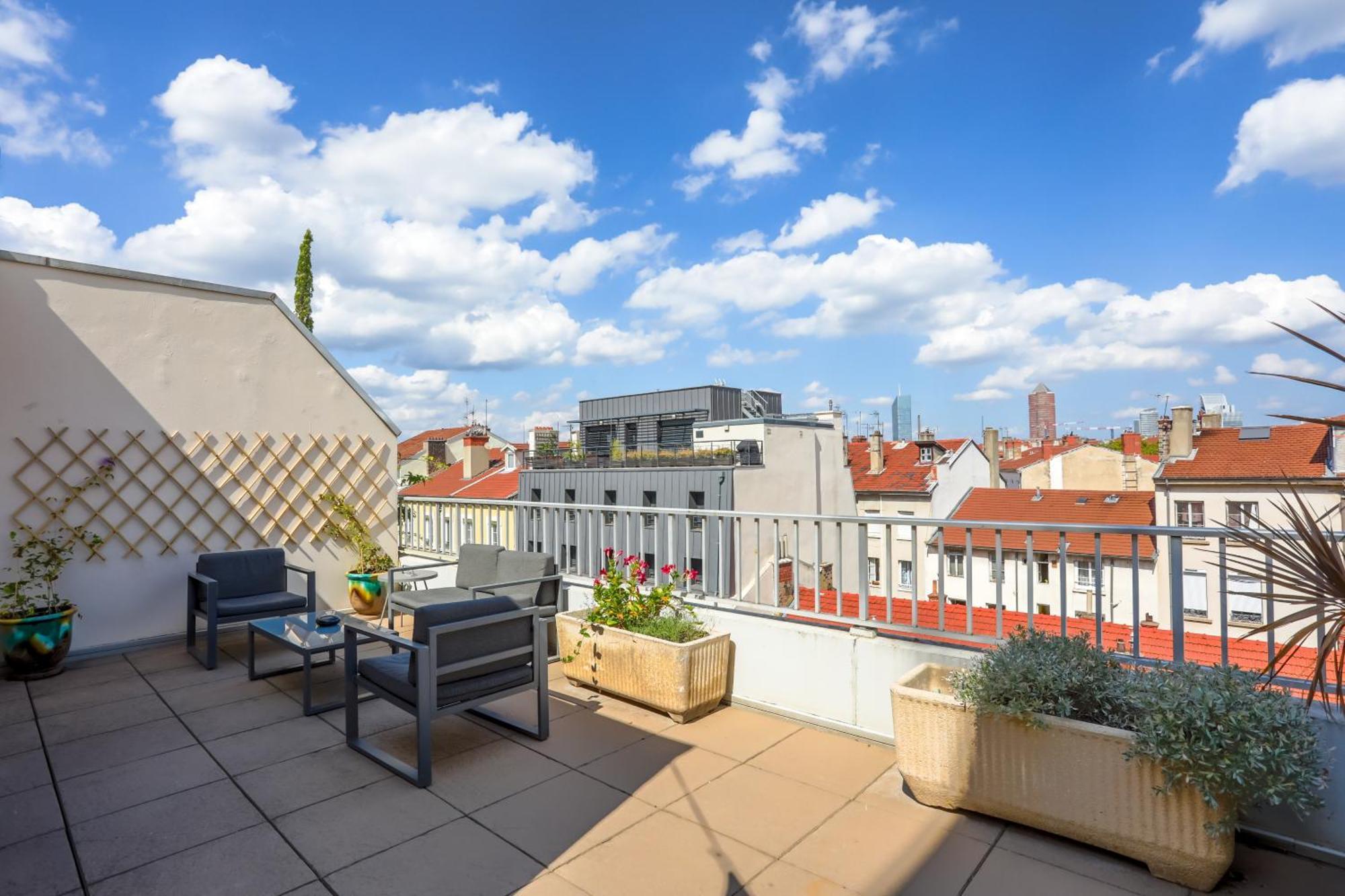 Lyon Premium - 7E Ciel Rooftop Panoramique Esterno foto